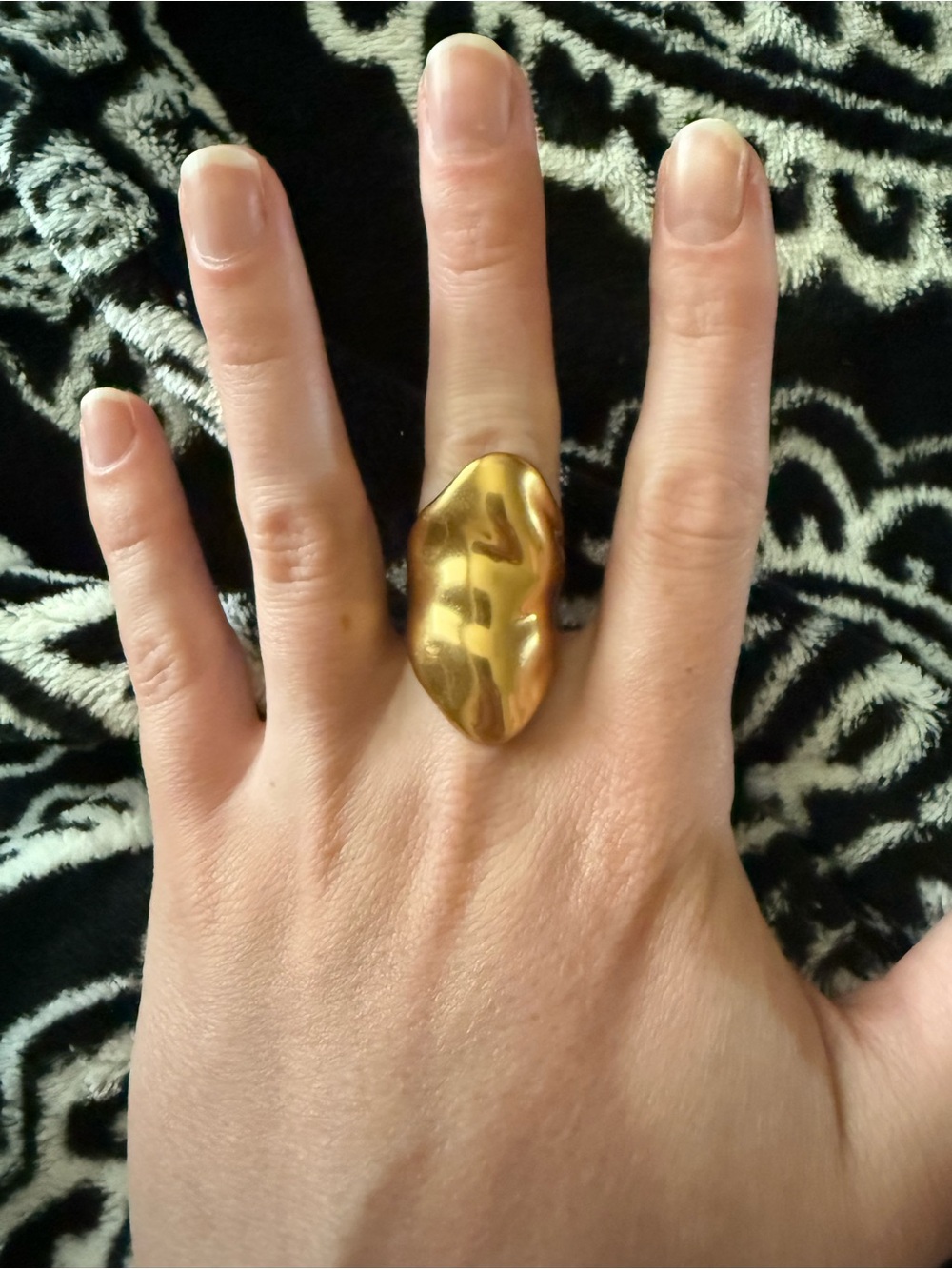 Kendra Scott Sculptural Gold Cocktail Ring